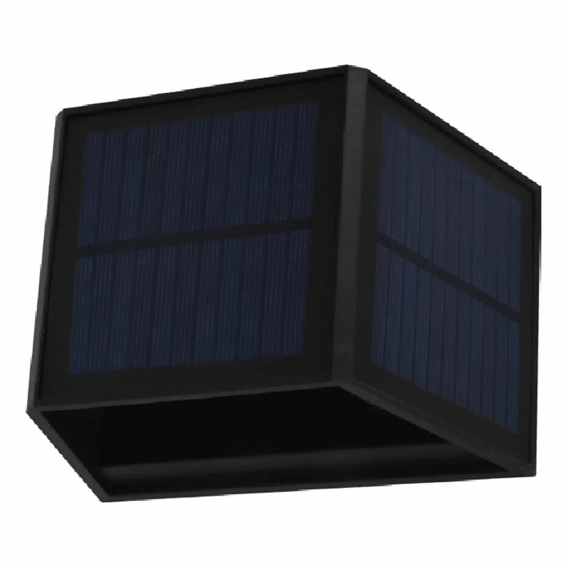 Lámpara De Pared Solar LED 6W CCT, 500Lm, 3000K/4000K/6500K, 155X100x97mm, Batería 3.7V 2000Mah Luz. Solar Para Exteriores. CL079-SOL-14-6W-CCT-Z