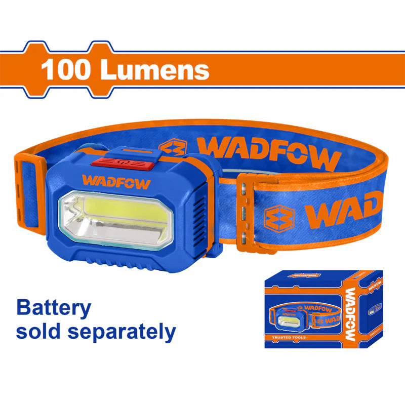 Lámpara Frontal Para Cabeza 100 Lm. Distancia De Luz: 91M. Usa Batería Impermeable. Batería Por Separado (1X 3AAA) Linterna. WHLL3AAA5 WADFOW