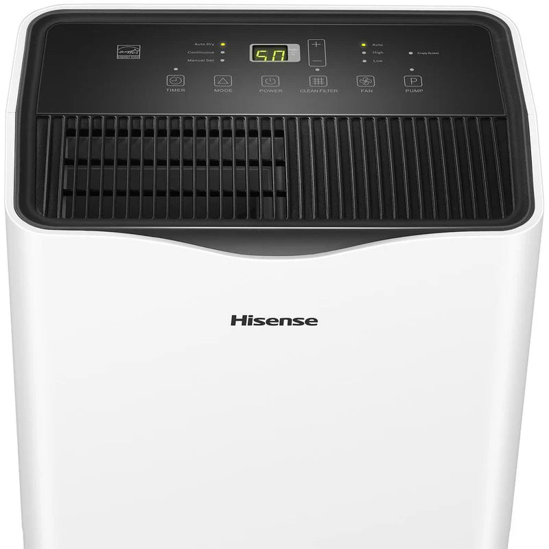 Deshumificador de 50 Pintas Pantalla LED Hisense DH-50KP1SJXE30 HISENSE