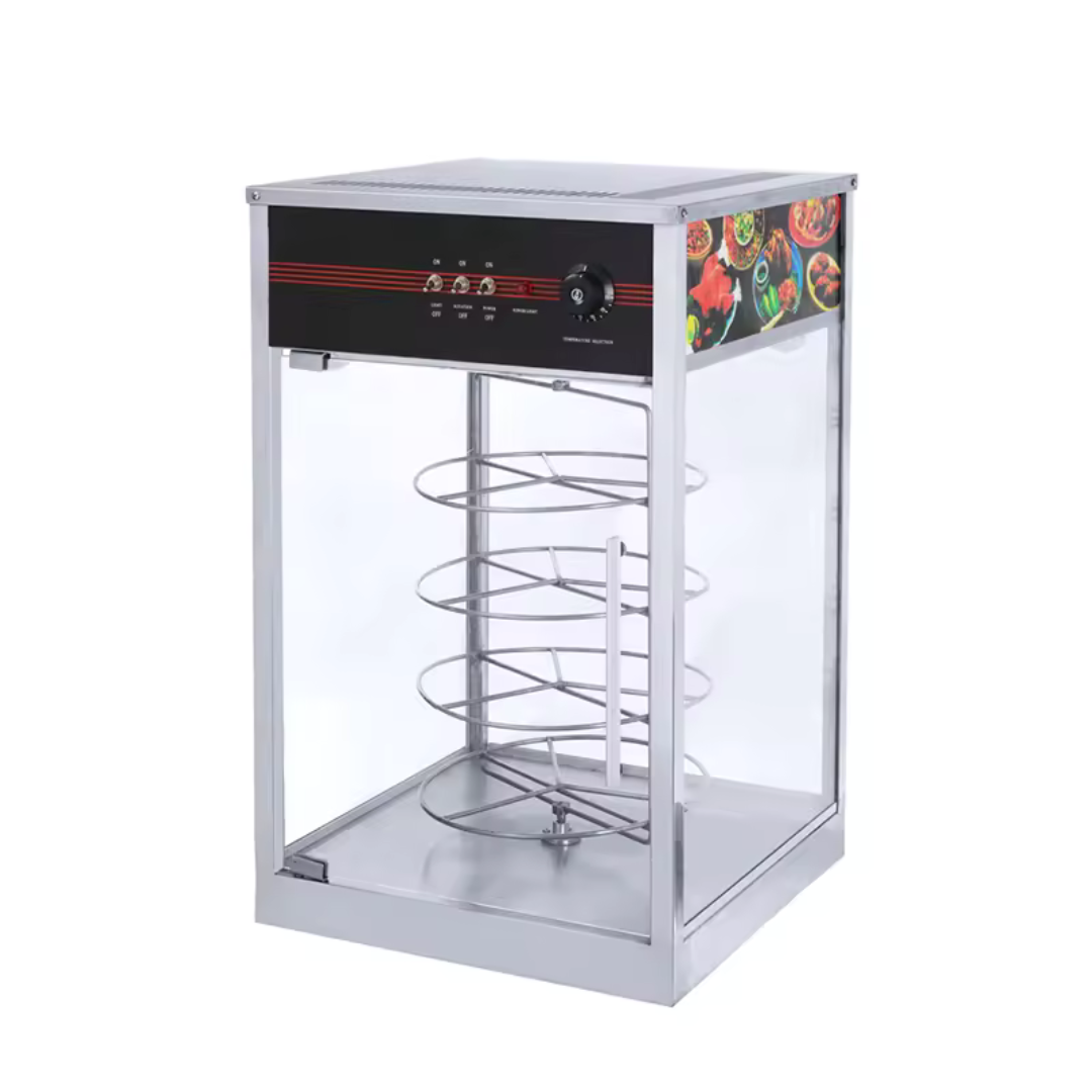 Vitrina Calentador para Pizzas de 16" 490*490*810mm HW-815 Selecto