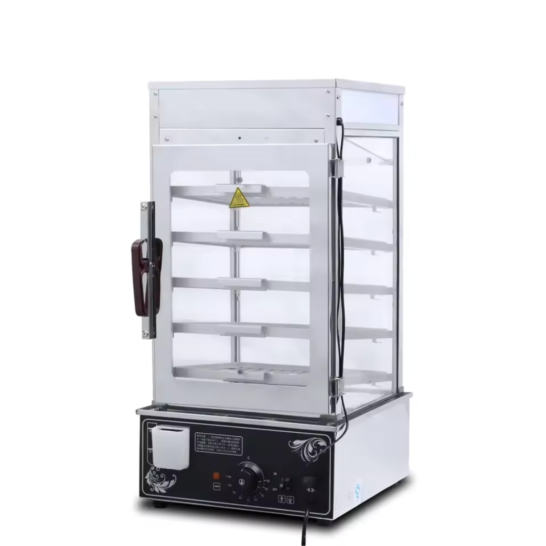 Vaporera Eléctrica Comercial de 5 Niveles HW-500H Selecto