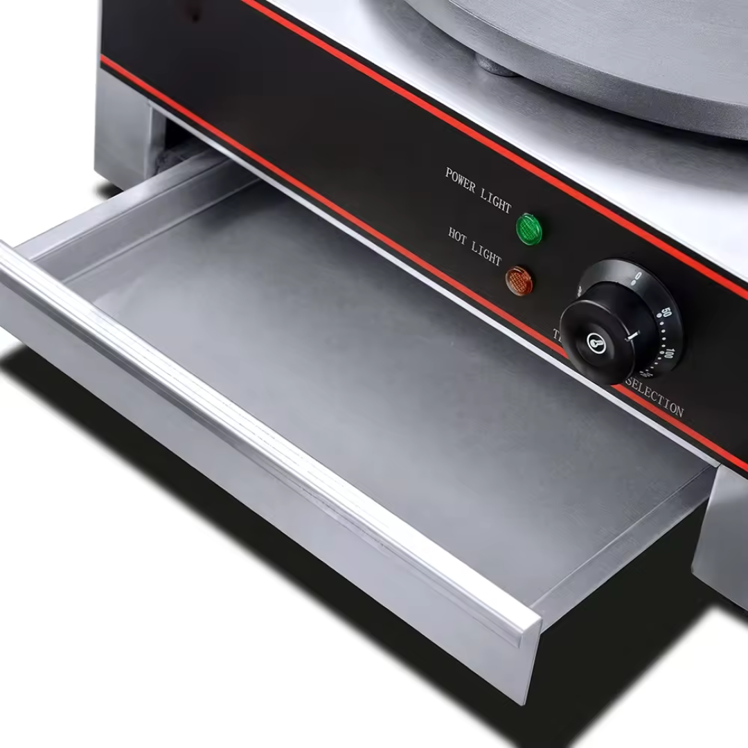 Máquina para Hacer Crepas Eléctrica Doble HCM-2 Creperas. Selecto
