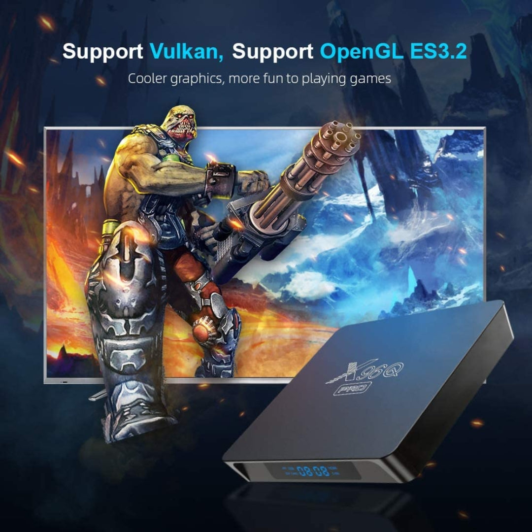 TV Box Android X96Q Pro 5G 1GB RAM 8GB ROM Ultra 4K con Wifi ***SOLO FUNCIONA PARA NETFLIX & YOUTUBE*** Selecto