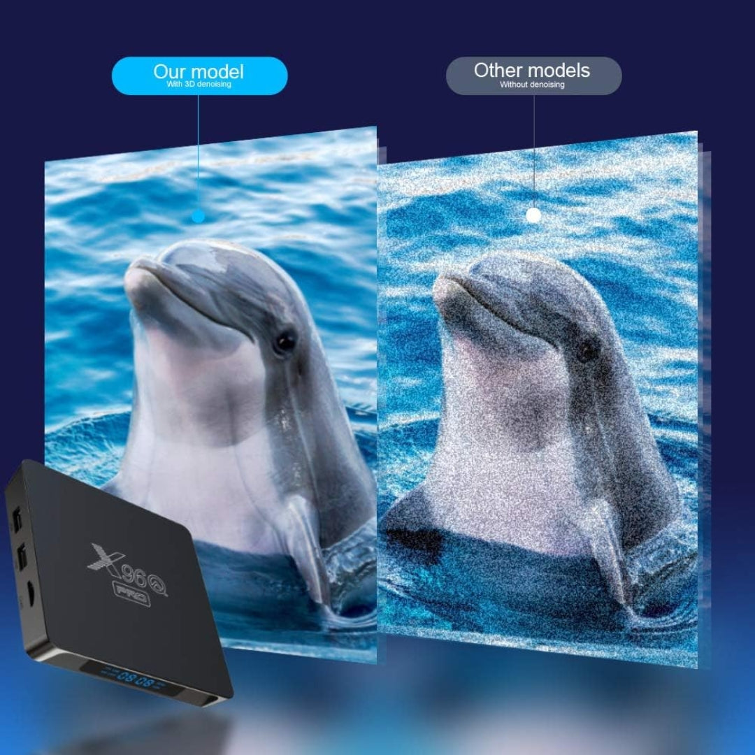 TV Box Android X96Q Pro 5G 1GB RAM 8GB ROM Ultra 4K con Wifi ***SOLO FUNCIONA PARA NETFLIX & YOUTUBE***