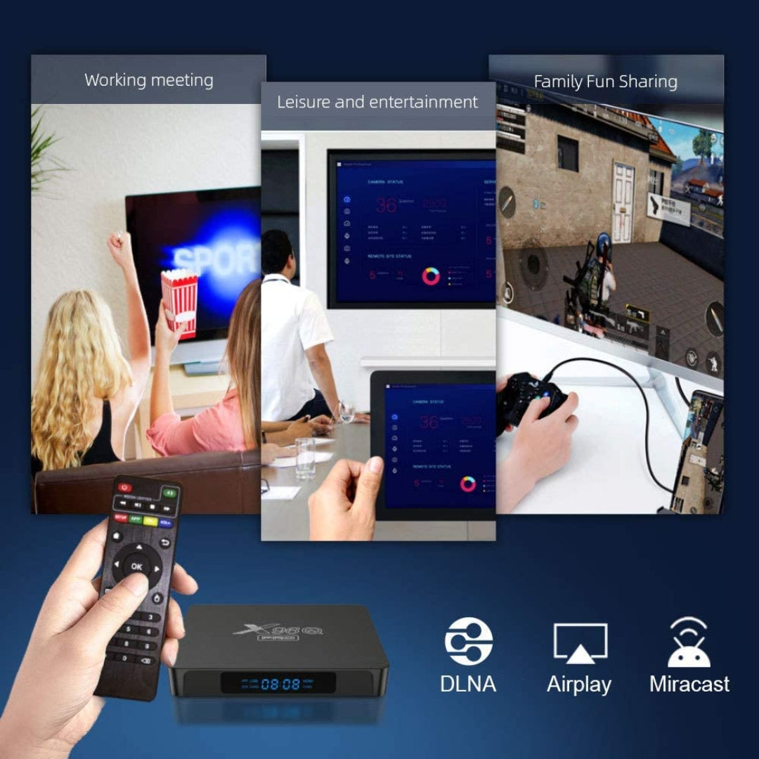 TV Box Android X96Q Pro 5G 1GB RAM 8GB ROM Ultra 4K con Wifi ***SOLO FUNCIONA PARA NETFLIX & YOUTUBE*** Selecto