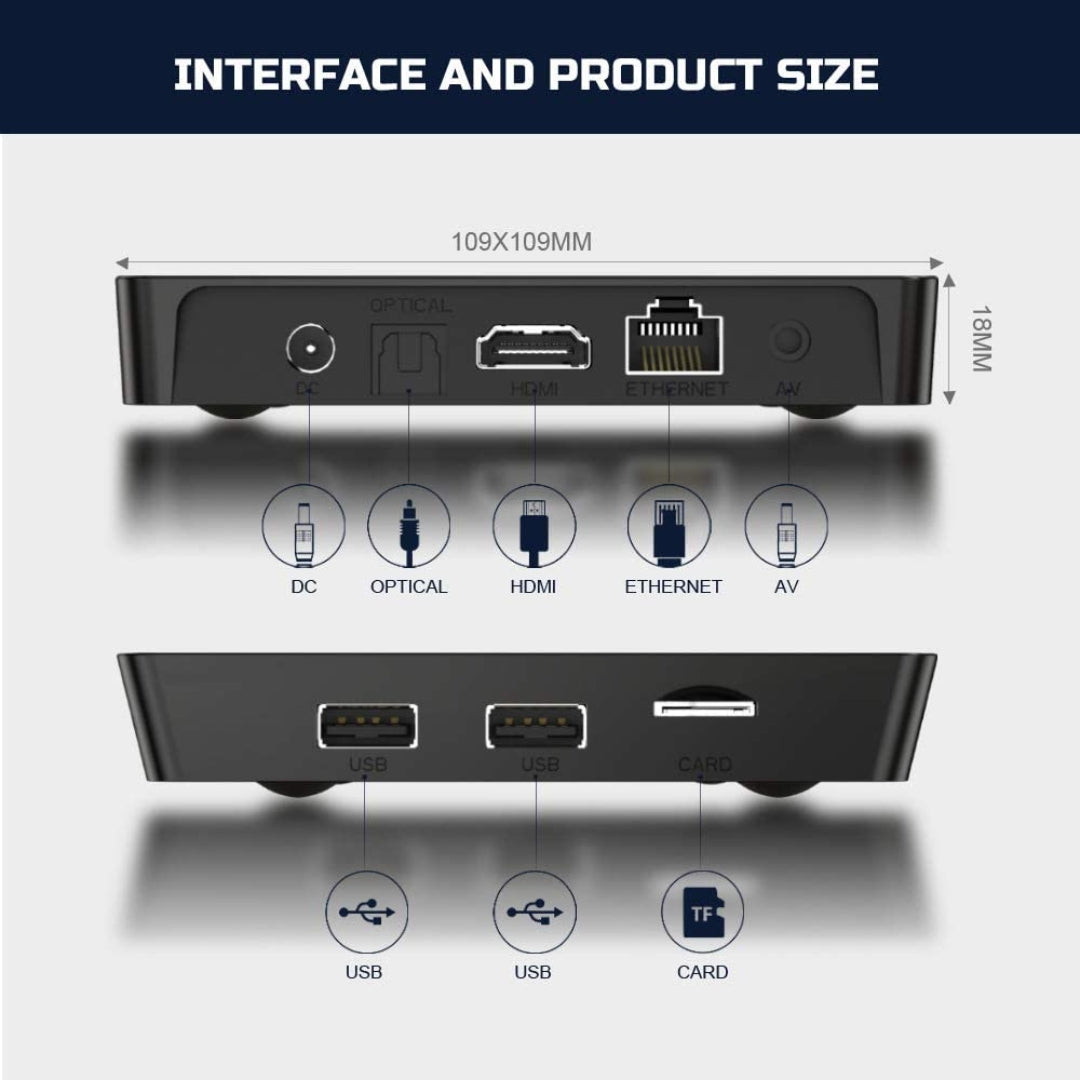 TV Box Android X96Q Pro 5G 1GB RAM 8GB ROM Ultra 4K con Wifi ***SOLO FUNCIONA PARA NETFLIX & YOUTUBE*** Selecto