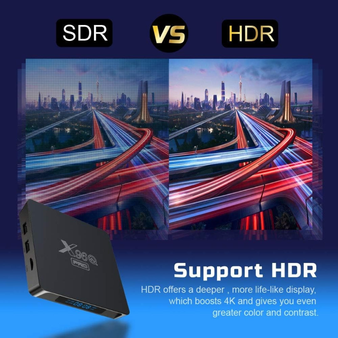 TV Box Android X96Q Pro 5G 1GB RAM 8GB ROM Ultra 4K con Wifi ***SOLO FUNCIONA PARA NETFLIX & YOUTUBE*** Selecto
