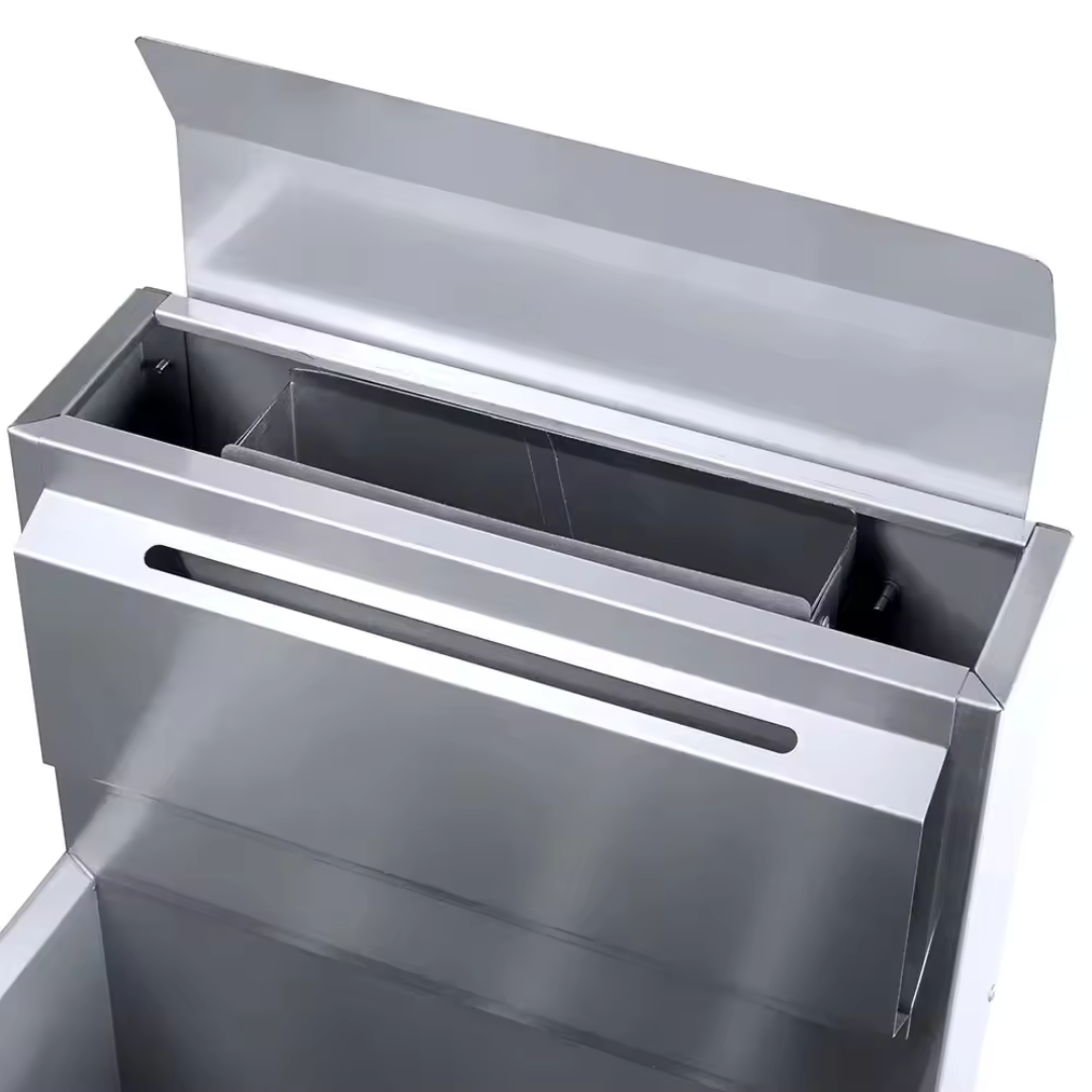 Freidora a Gas Industrial con Pedestal 35L 1 Tanque 2 Canastas HGF-778-3