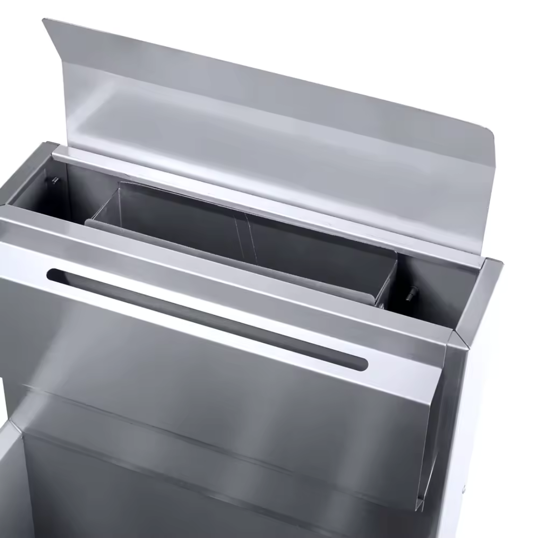 Freidora a Gas Industrial con Pedestal con Rueditas 25L 1 Tanque 2 Canastas HGF-778 Selecto