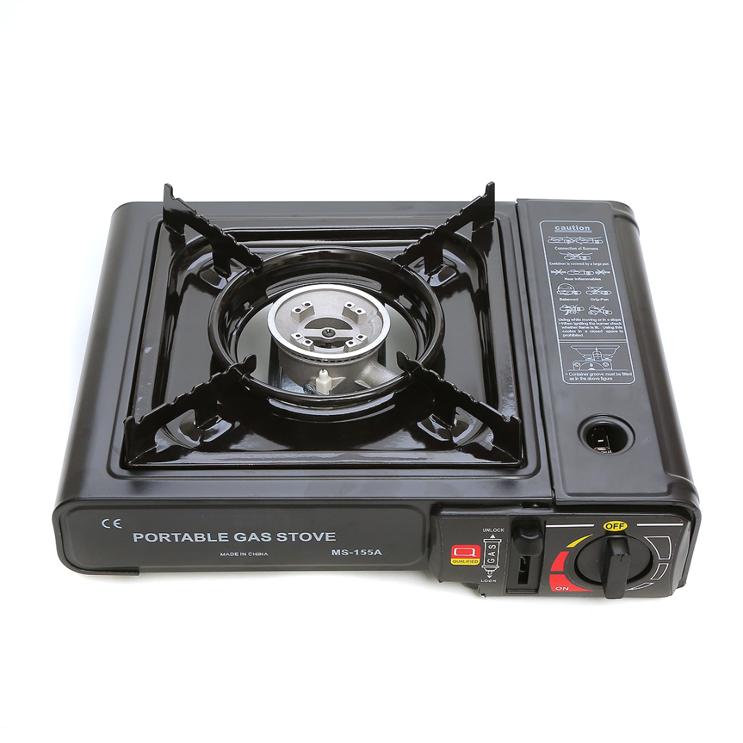 Estufa Portátil de Gas Butano Negro FS-155-A Estufa Butano. Selecto