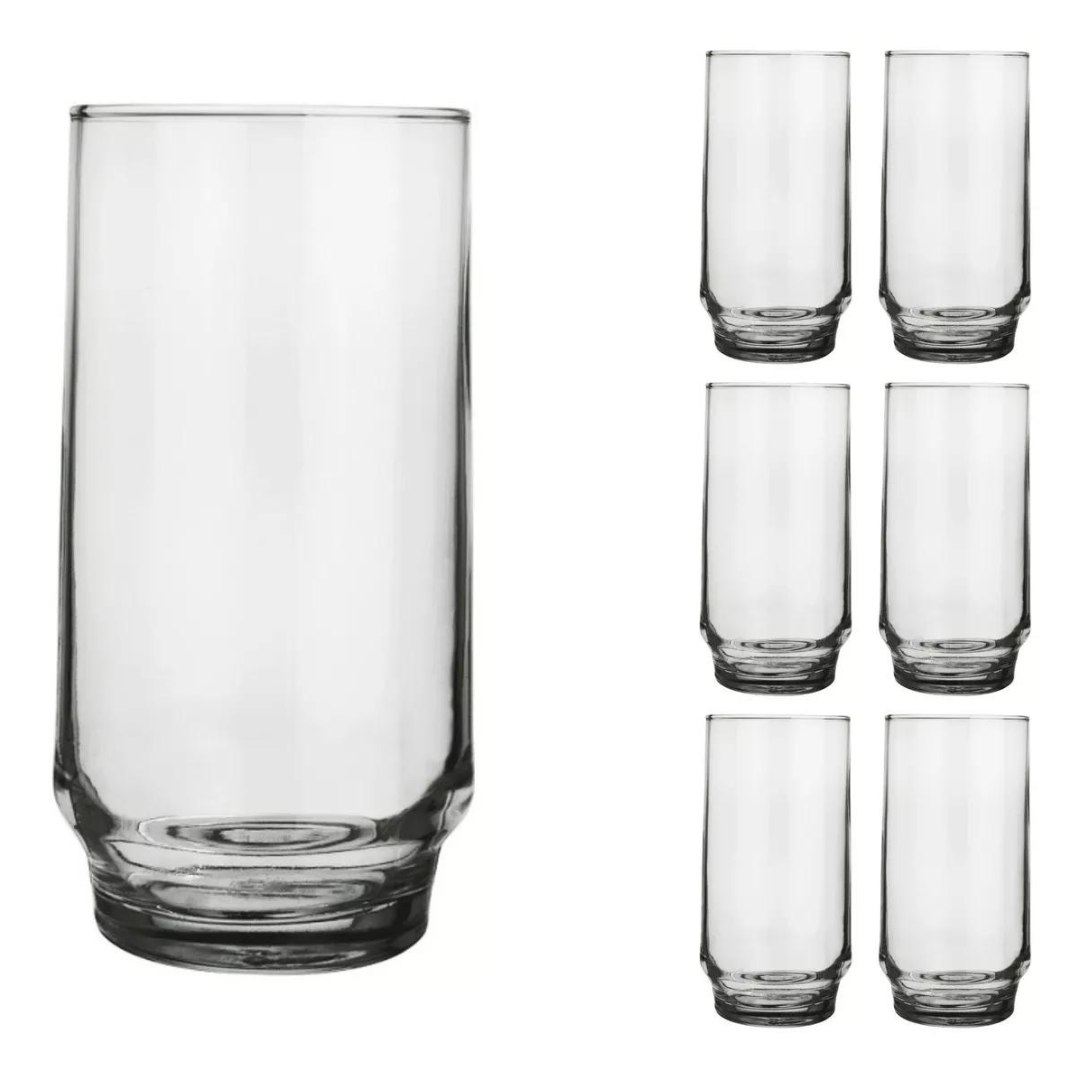 Set de 6 Vasos de Vidrio 410ml/14oz Nadir 76040200769135 Selecto