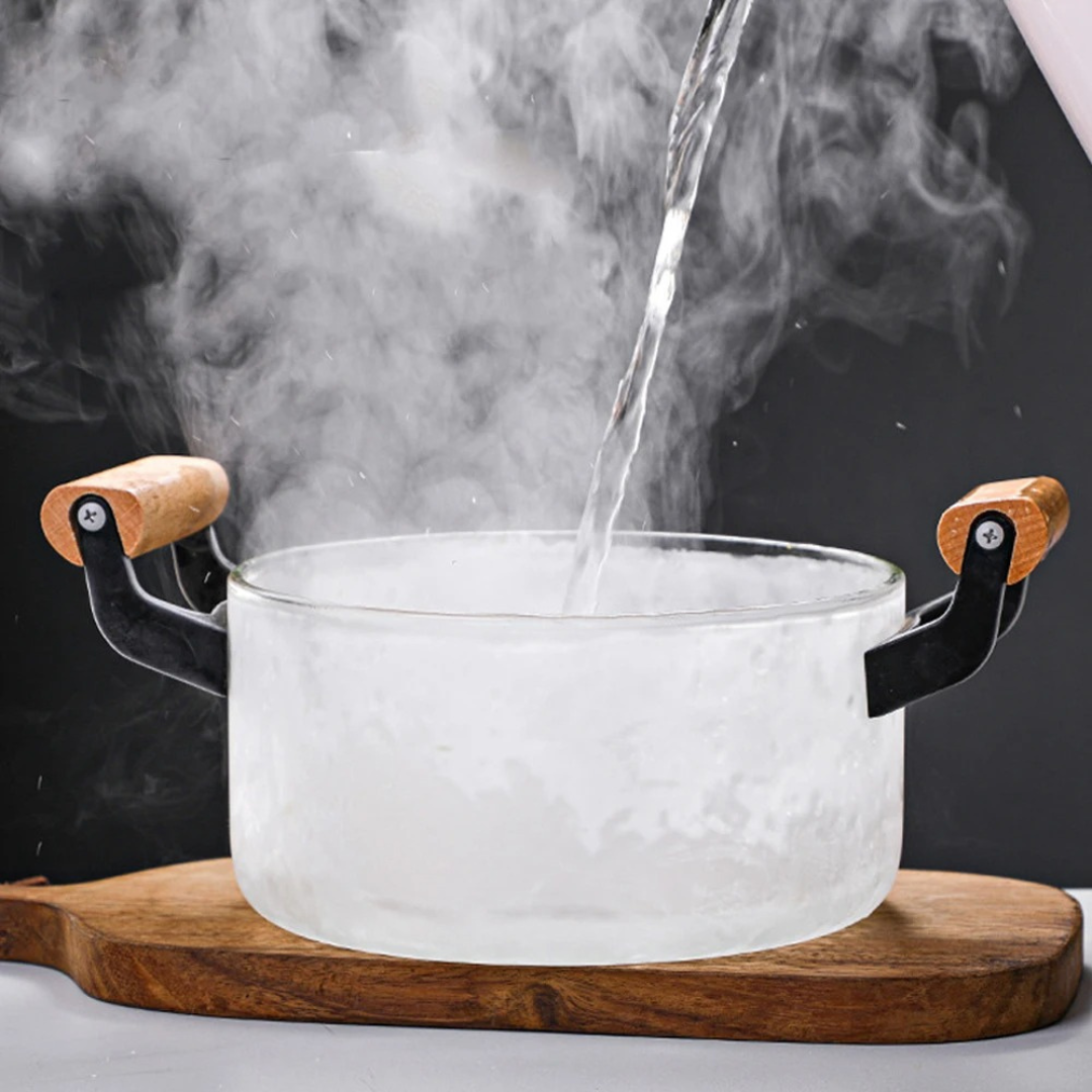 Olla con Tapa de Vidrio 5L Resistente al Calor 86602 Selecto