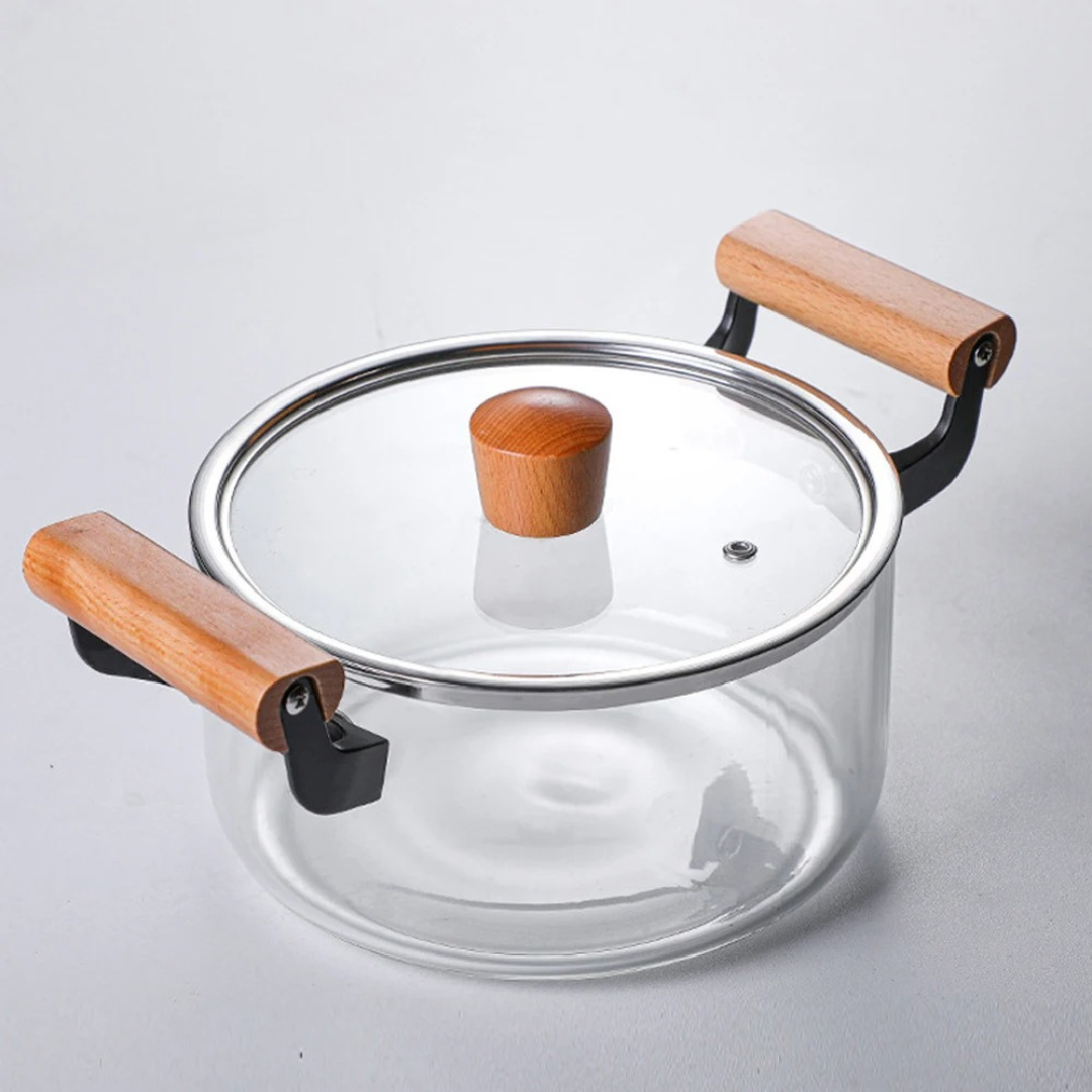 Olla con Tapa de Vidrio 5L Resistente al Calor 86602 Selecto