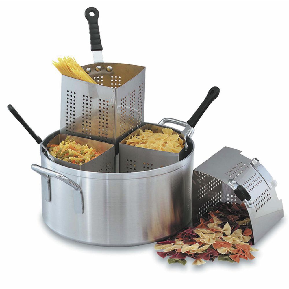 Olla de Aluminio 36cm / 23L para Pastas con 4 Cestas 21002/21005 Selecto