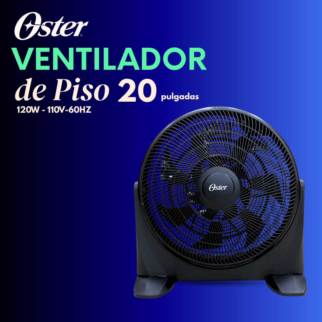 Ventilador Abanico de Piso 20" 120W Oster VUNIBF-2089