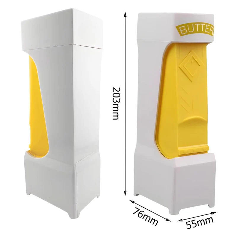 Dispensador De Barra Mantequilla Con Cortador. Rebanador De Mantequilla En Barra Con Un Clic. AB1115 Selecto