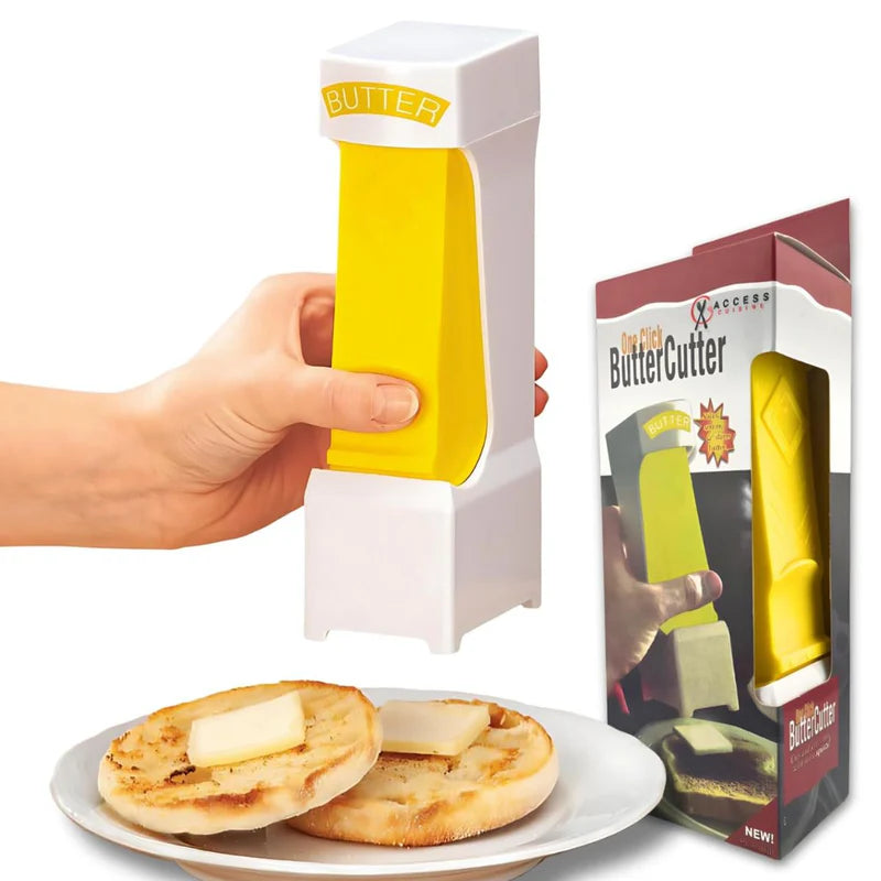 Dispensador De Barra Mantequilla Con Cortador. Rebanador De Mantequilla En Barra Con Un Clic. AB1115 Selecto