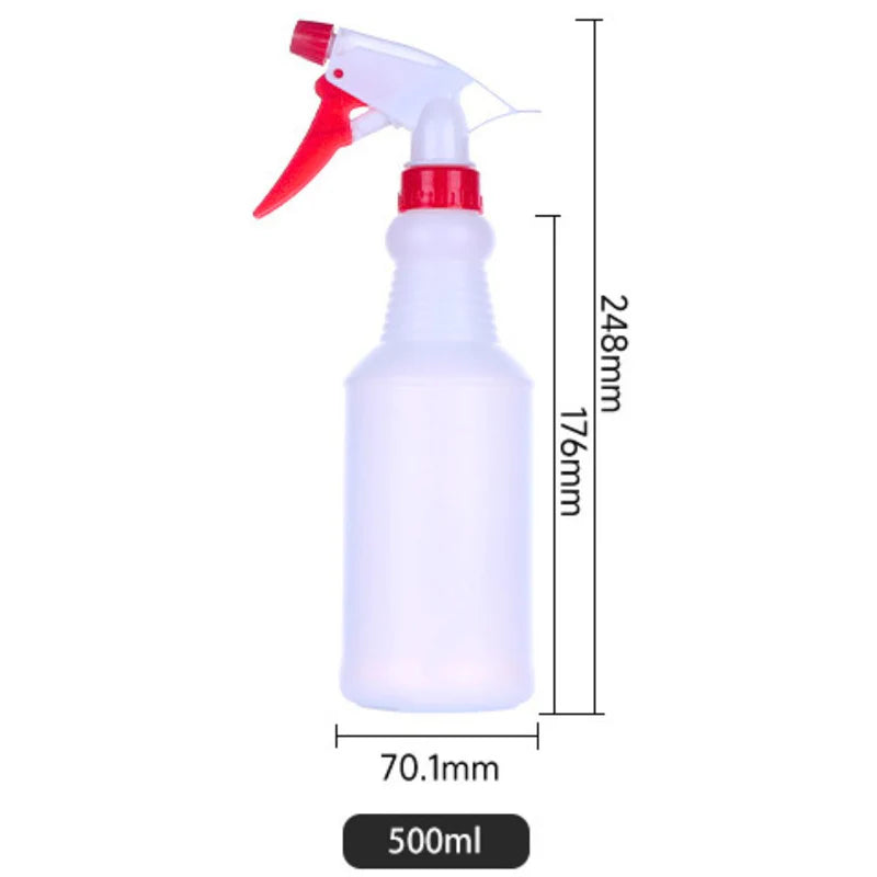 Botellas Con Atomizador Plástico Spray Rociador De Líquidos 500ml Envase Aspersor Para Limpieza O Jardín. Pulverizador. AB474