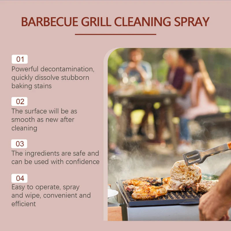 Desengrasante Para Limpiar Barbacoas Y Parrillas 120ML (4Oz) Spray Limpiador Y Desengrasante Para Bbq. AB487 Selecto