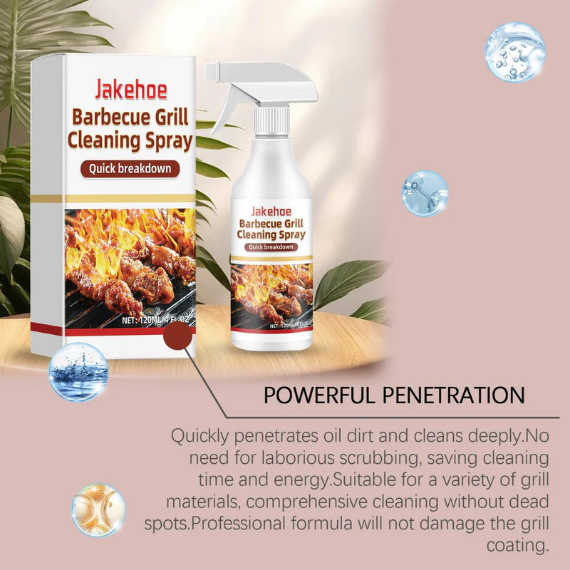 Desengrasante Para Limpiar Barbacoas Y Parrillas 120ML (4Oz) Spray Limpiador Y Desengrasante Para Bbq. AB487 Selecto
