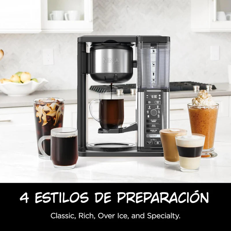 Cafetera Ninja Specialty CM401. Maquina De Café De Capacidad Hasta 10 Tazas, Espumador Plegable Y Filtro Permanente. NJS-19-CM401 NINJA