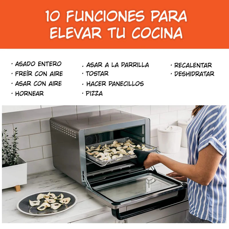 Freidora De Aire Y Horno Tostador 10 En 1 XL Ninja Foodi DT201. NINJA