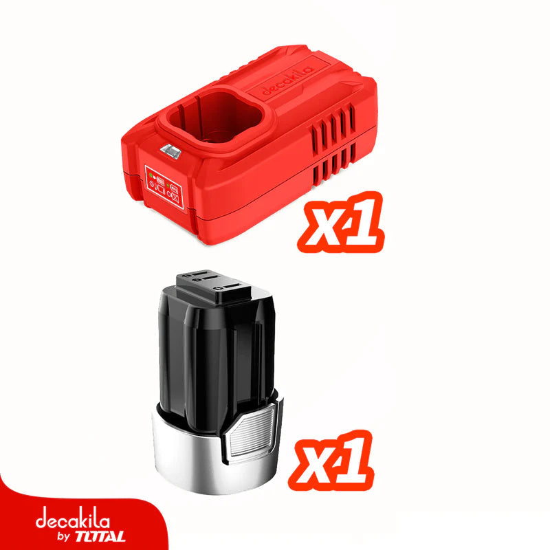 Licuadora Inalámbrica Gris 1.5L 300W 16V 2 Velocidades. Jarra De Vidrio. Incluye Batería Y Cargador. Decakila KUJB052B DECAKILA