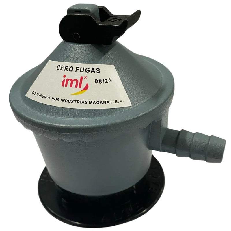 Regulador De Gas Panagas Adaptador Con Manguera + Brazaletes IML R-PG Cabezote de gas. Cabezote Panagas. IML