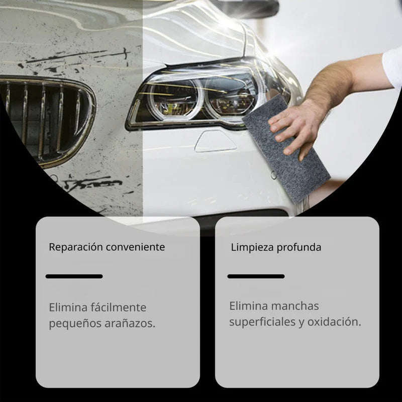 Removedor De Rayones Para Autos 120G Con Paños Y Esponja. Pasta Para Pulir Y Eliminar Rayones De Carros. TU090 Selecto