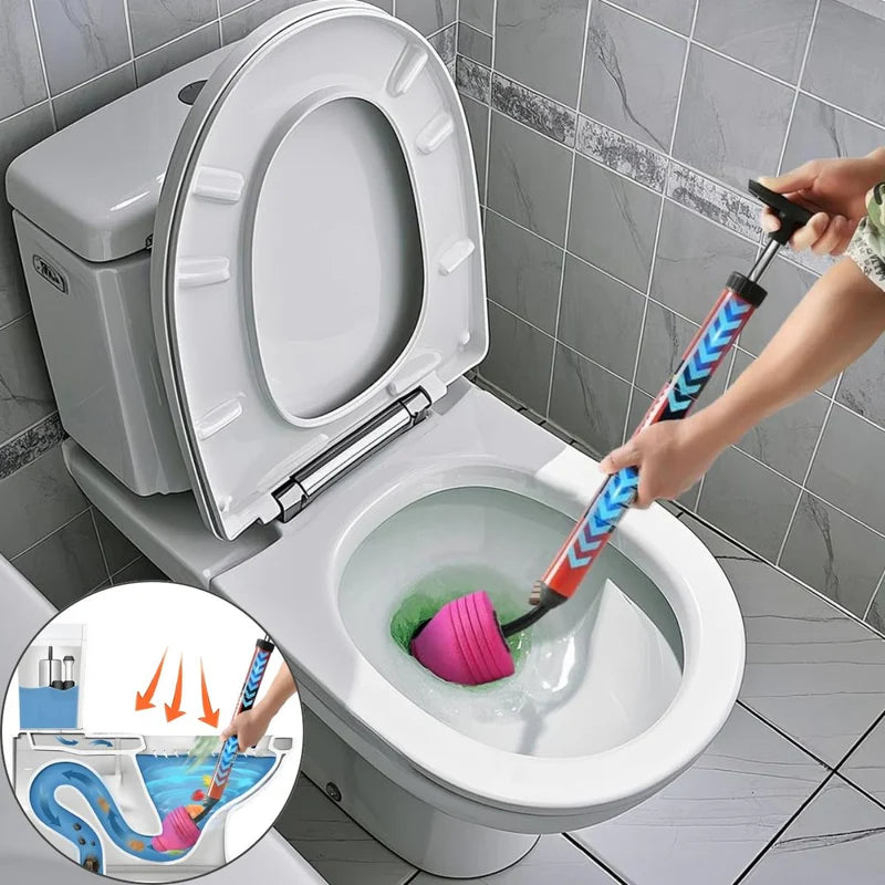 Destapador De Inodoros De Alta Presión. Destapacaños De Succión Potente Para Baño, Cocina Y Drenajes. Destapa Cañerias TU192 Selecto