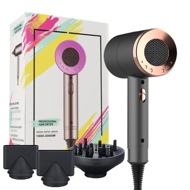 Secador Blower De Pelo Iónico De Secado Rápido. 1800W 110V 50/60Hz TU699 Selecto