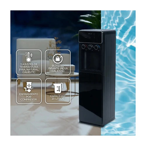 Dispensador de Agua en Garrafón 20L Fría / Caliente / Ambiente Drija Acqua