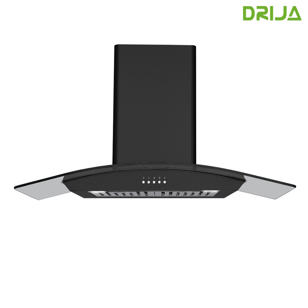 Extractor de Grasa Tipo Campana Negro Mate Galaxy 90 Black Drija DRIJA