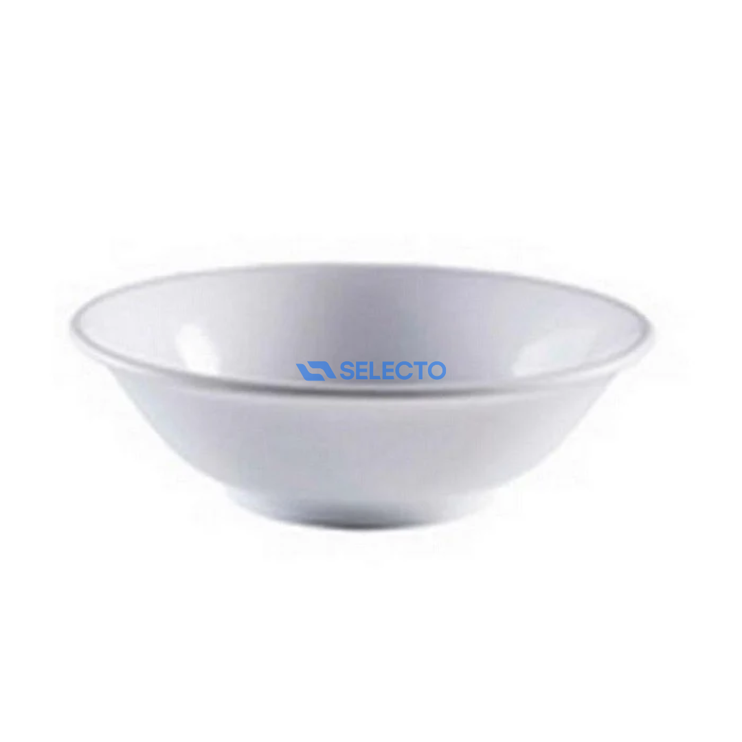 Bowl de Melamina Blanco 8" BG-208H-8W Plato. Selecto