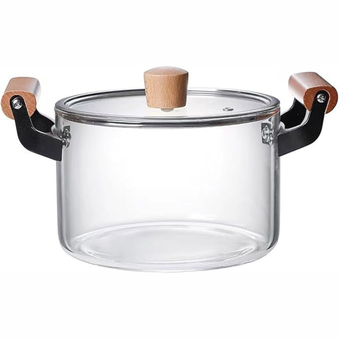 Olla con Tapa de Vidrio 5L Resistente al Calor 86602 Selecto