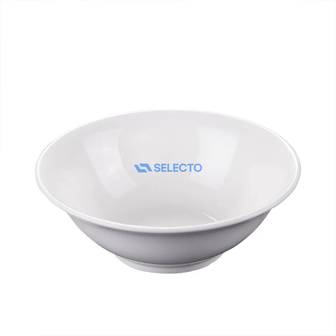 Bowl de Melamina Blanco 8" BG-208H-8W Plato. Selecto