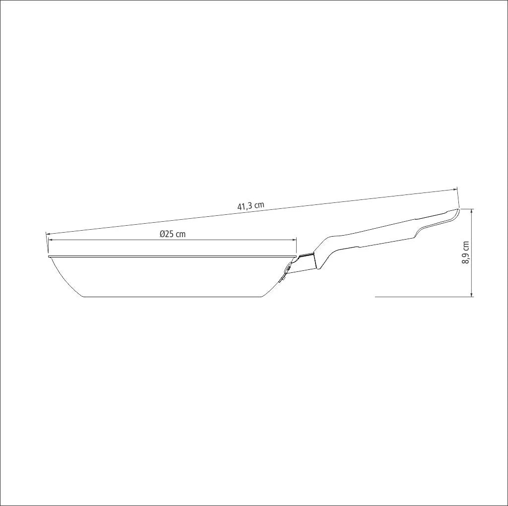 Sartén Antiadherente Tramontina Loreto 24cm – 20380/024