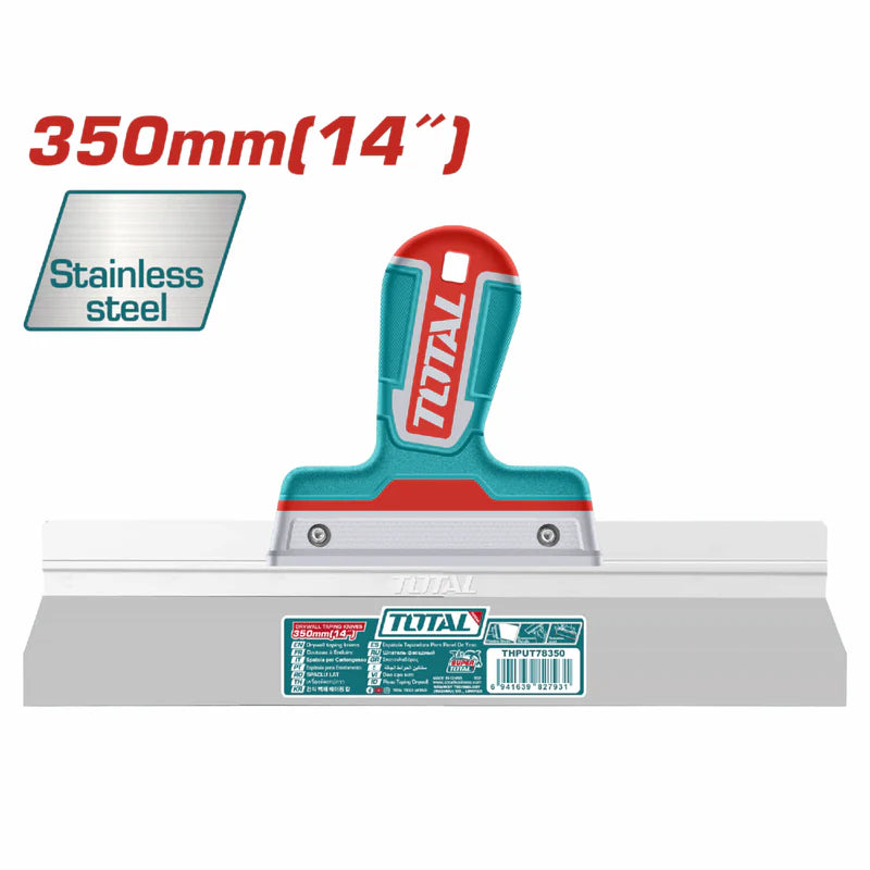 Espátula De Drywall 14" (350 Mm). Espesor 0.5Mm. THPUT78350 TOTAL