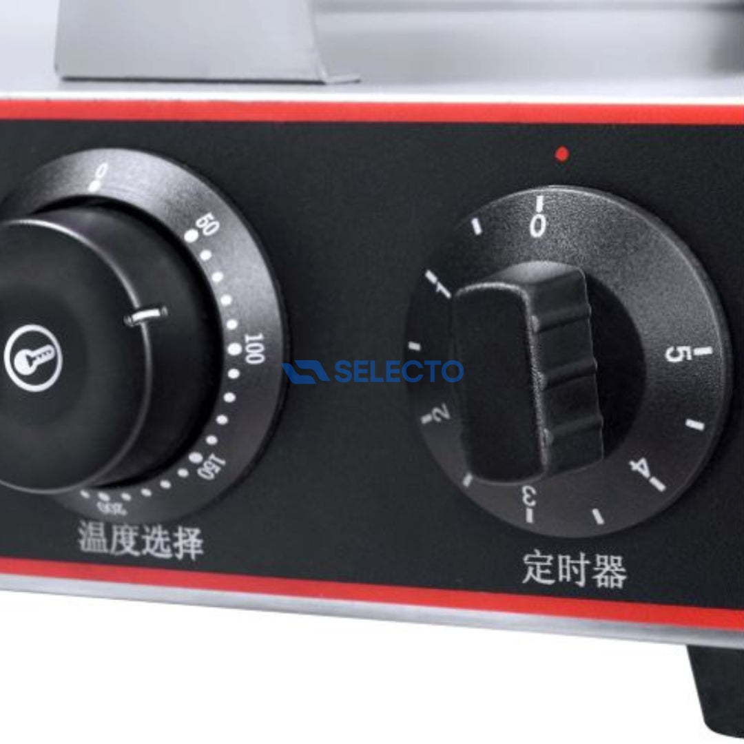Waflera Eléctrica Plano 250x350x260mm HWB-1 Waffle. Selecto
