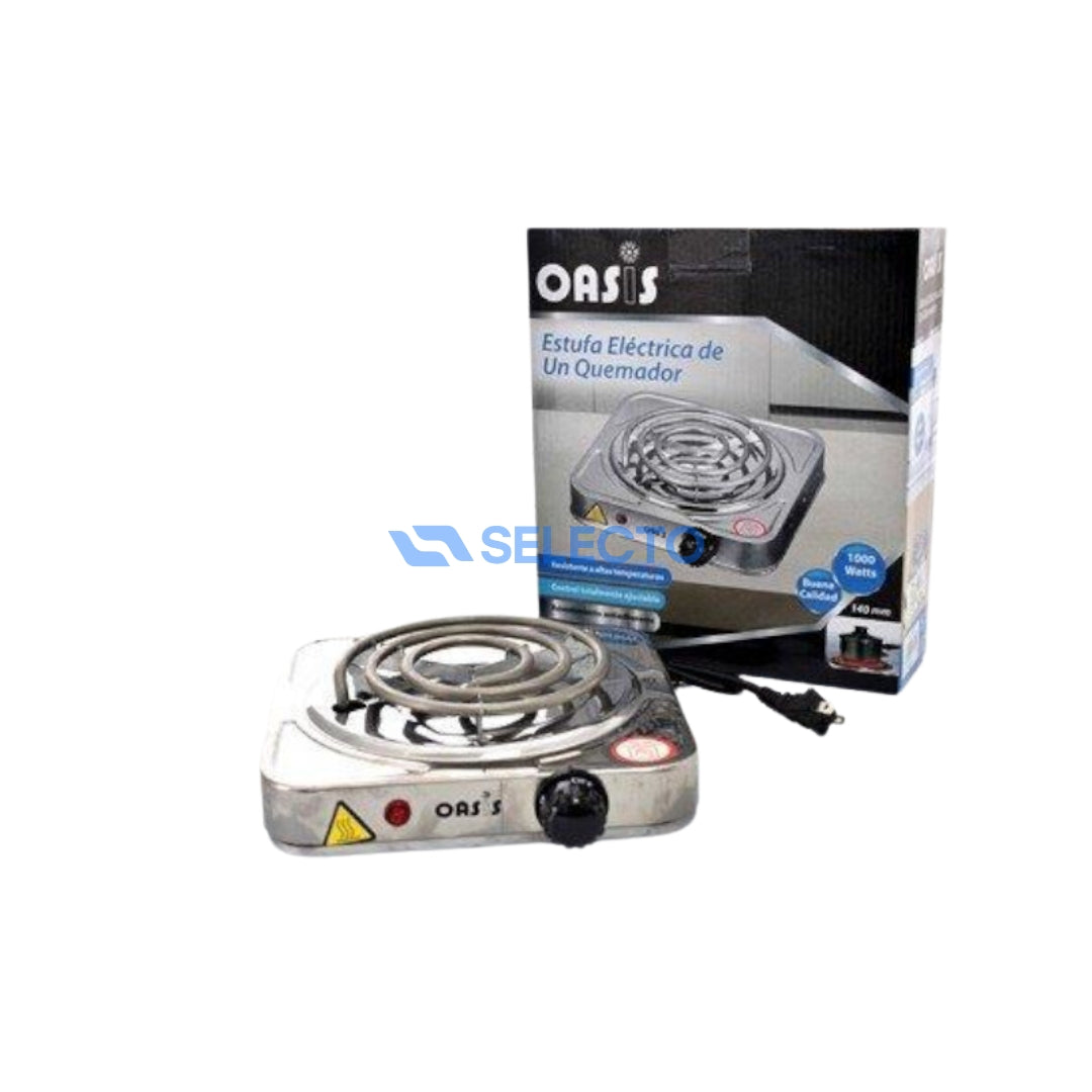 Estufa Eléctrica de 1 Quemador Oasis OA-9003