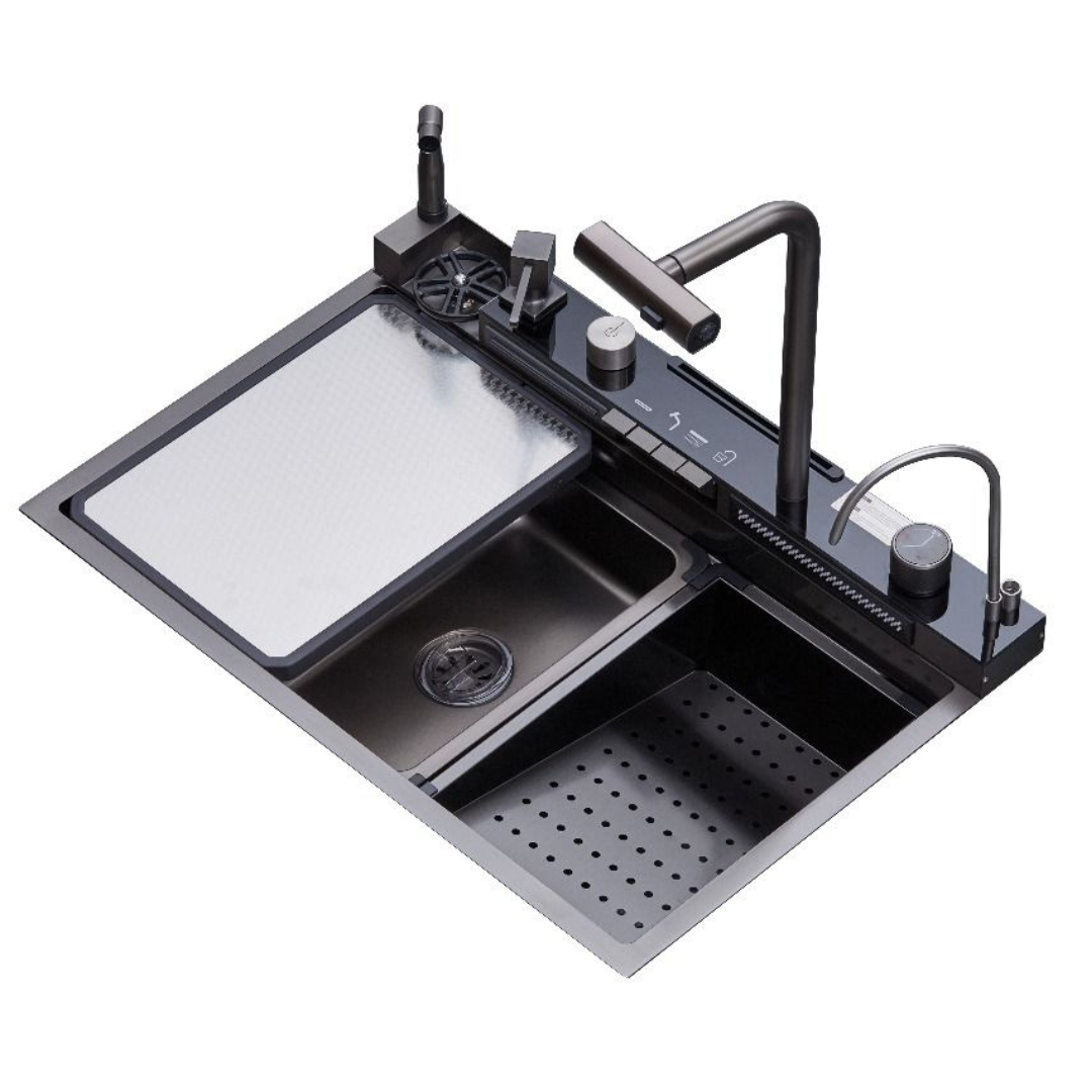 Fregador de Acero Inoxidable Satinado 304 CAPRI 76 Drija DRIJA