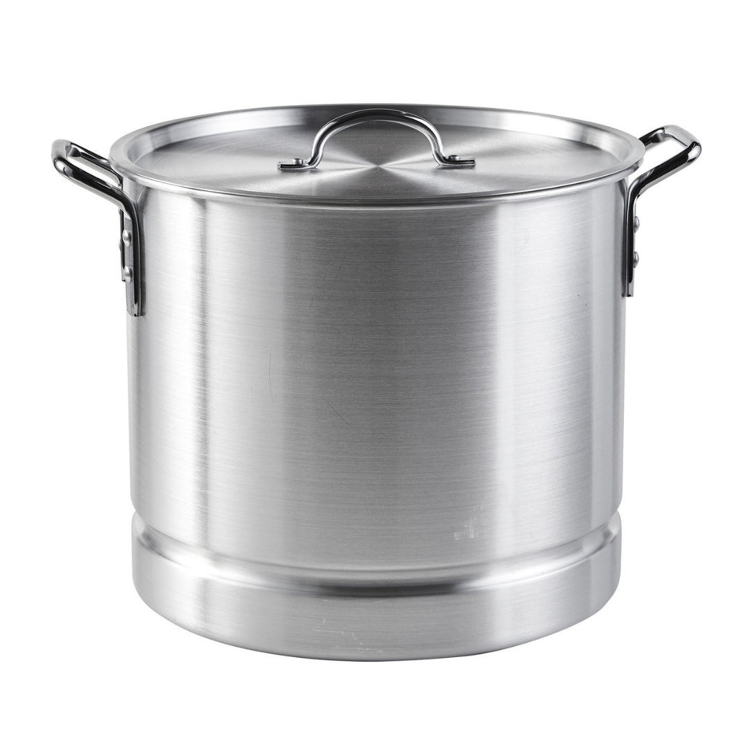 Olla de Aluminio con Vaporera de 8QT, 12QT, 16QT, 20QT, 24QT, 32QT, 40QT, 52QT, 60QT, 80QT, 100QT