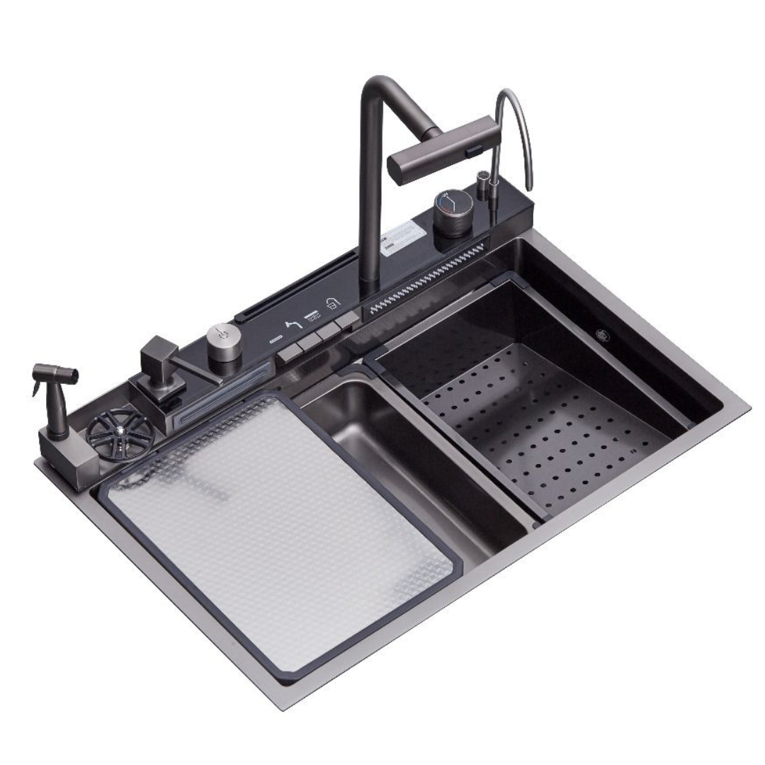 Fregador de Acero Inoxidable Satinado 304 CAPRI 76 Drija DRIJA