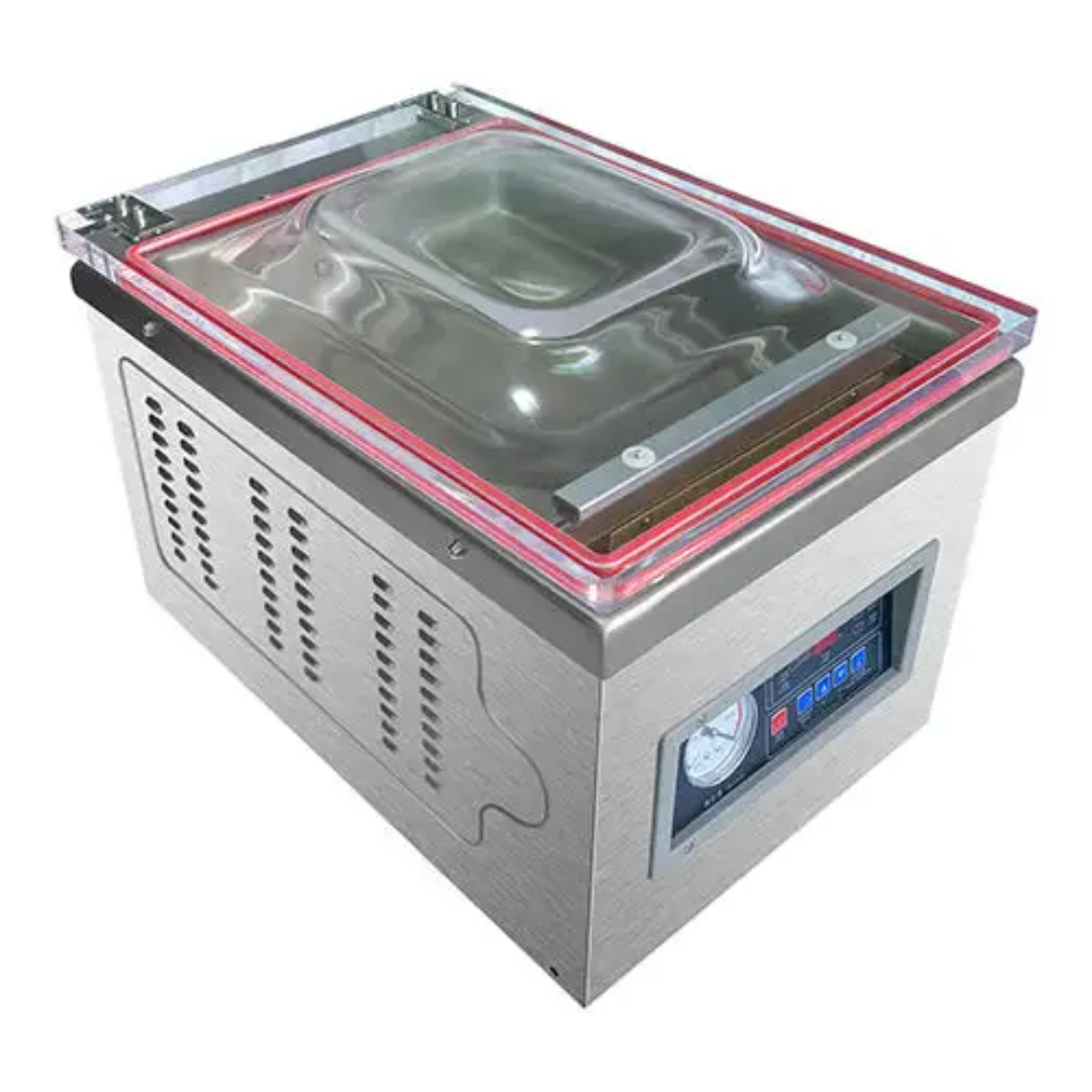 Máquina de Sellado al Vacío 260x10mm 280*380*55mm DZ260T Sellador al vacio. empacadora al vacio. Selecto