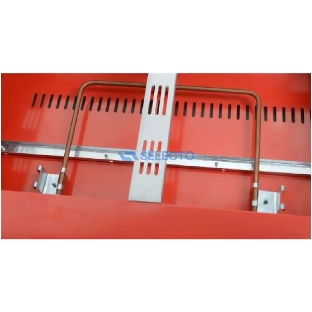 (LLEGANDO 30 DE MAYO) Vitrina Calentador Rojo 2 Bandejas 660*480*650mm HW-2P Selecto