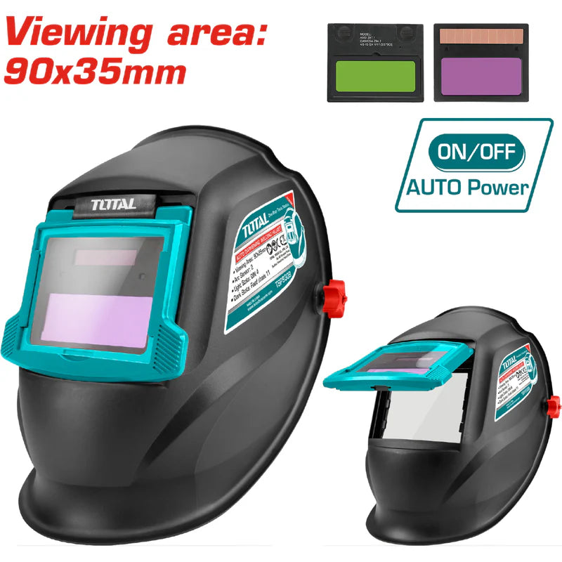 Mascara Para Soldar Electrónica Con Área De Visión 90×35Mm. Total TSP9309 TOTAL
