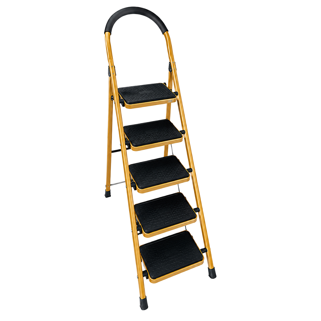 Escalera Plegable de Aluminio de 5 Peldaños | NVO-0371
