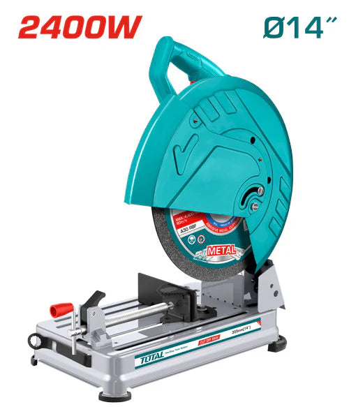 Tronzadora 2350W 110-120V~60Hz. Velocidad Max. 3800 Rpm. 13-62/64" X 1" X 1/8" Total UTS9243558 TOTAL