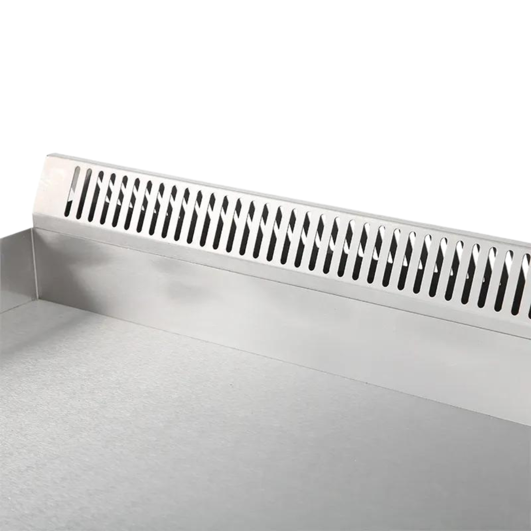 Plancha a Gas de Acero Inoxidable 2 Quemadores 550*450*345mm FCS-718 Selecto