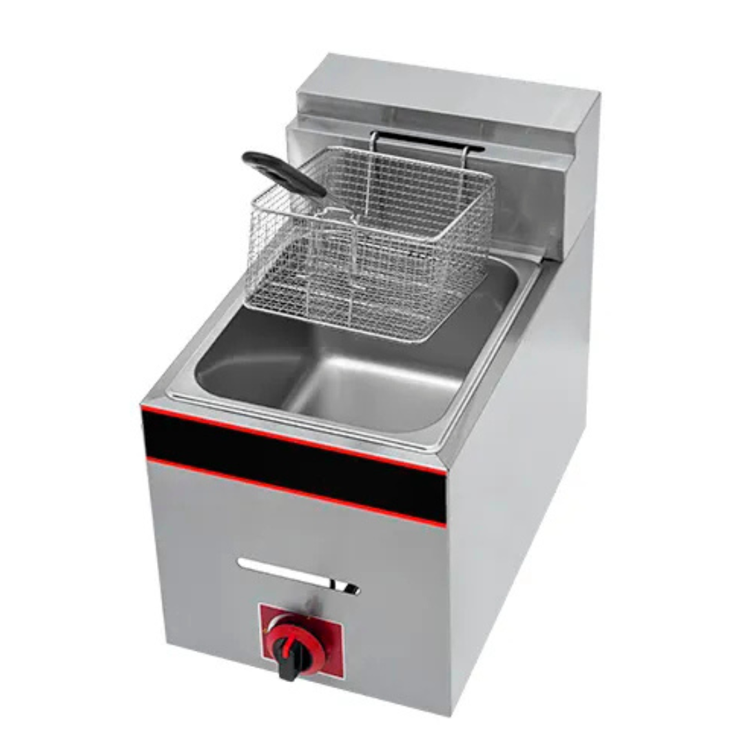 Freidora de Acero Inoxidable a Gas de 6 Litros HGF-71 Selecto